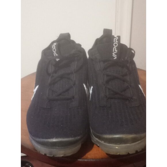 Nike Air VaporMax 2021 Flyknit Womens Size 9.5 Black Running Shoes Sneakers - Picture 5 of 15
